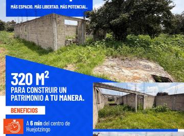 Terreno / Lote de 2 habitaciones, Huejotzingo · Terreno de 320 m² con Construcción Iniciada | $980,000 Mxn | Huejotzingo, Puebla