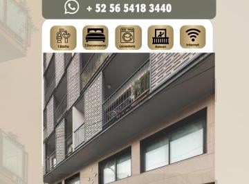 Departamento de 2 habitaciones, Cuauhtémoc · Departamento Moderno 2 Recámaras | Hipódromo