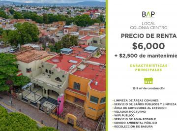 Local comercial , León · Local de 15 m² en Renta en El Centro