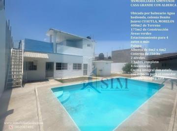 Casa de 4 habitaciones, Cuautla · Vendo Casa con Alberca en Agua Hedionda, Cuautla Morelos.