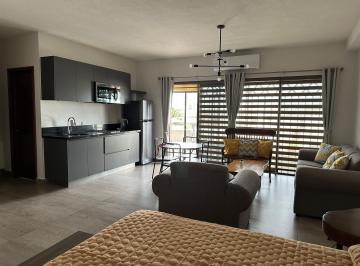 Departamento Renta de 1 habitación · Loft Amueblado con Terraza y Servicios Incluidos en Colinas de San Jerónimo