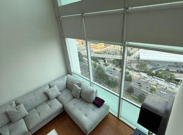 Departamento de 1 habitación, Cuajimalpa de Morelos · Rento Hermoso Loft con Muebles en Av Santa Fe.