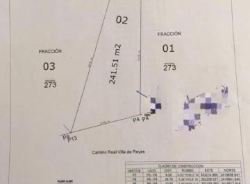 Terreno / Lote · 241m² · Terreno - Villa de Reyes