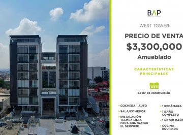 Departamento de 1 habitación, León · Departamento de 62 m² con 1 Recámara en Venta en Jardines del Moral