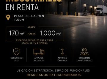 Bodega comercial , Solidaridad · Bodegas Industriales en Renta / Naves Industriales en Renta