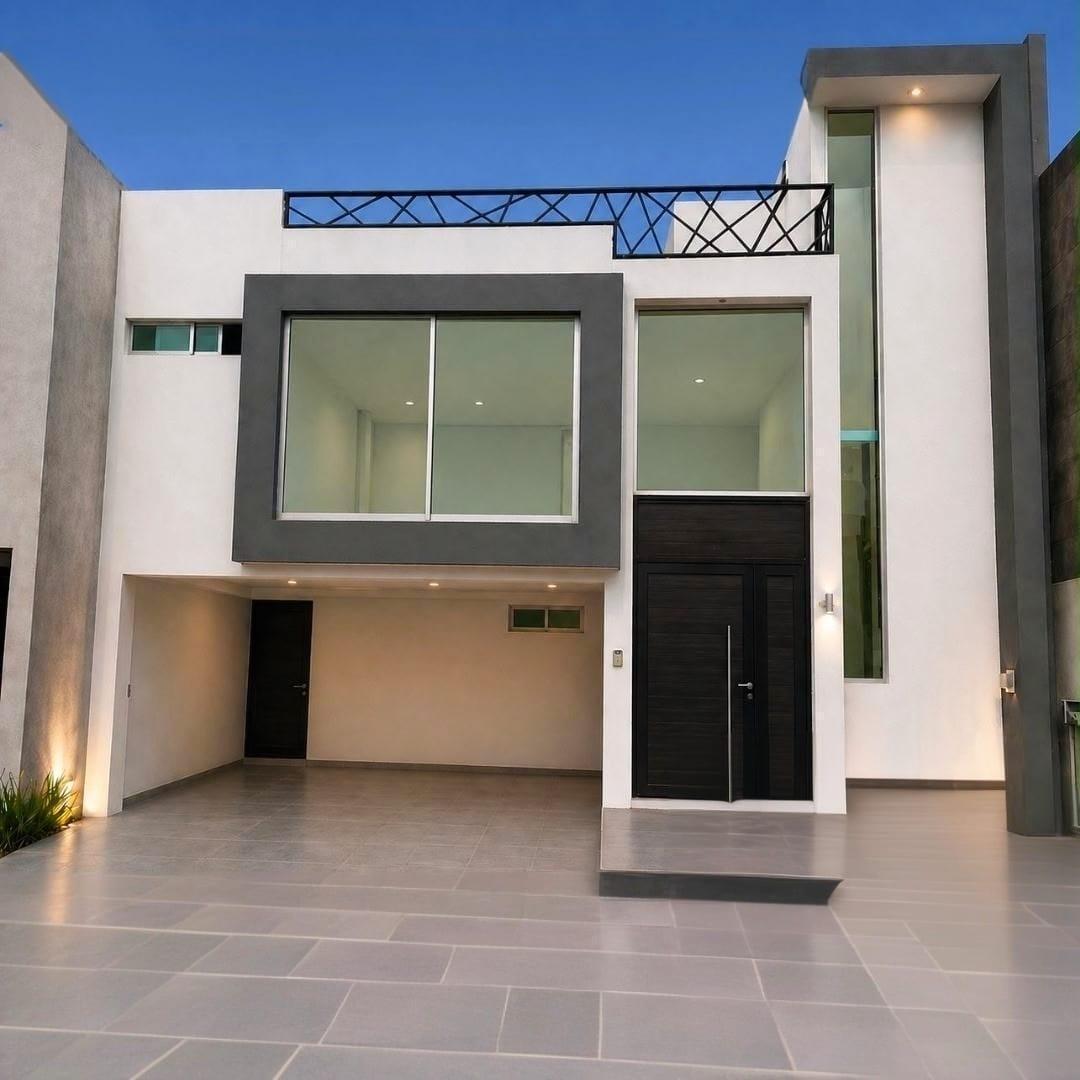 House for Sale on Periférico Puebla, 10 Minutes from Atlixcáyotl, with 68 m² Garden – Double-Height Ceiling – Rooftop