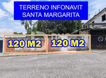 Terreno / Lote 120m² Venta · Se Vende Terreno en Infonavit Santa Margarita a 5 Mins. Centro de Cordoba
