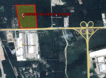 Terreno / Lote , Kanasín · Venta Terreno Industrial con 354 m de Frente de Carretera Merida - Cancun Frente a Cedis Walmart