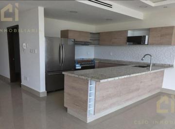 Departamento · 120m² · 2 Recámaras · 1 Estacionamiento · Departamento en Renta en Veracruz, con Alberca, Jardín, Cocina Integral y Cerca de La Playa