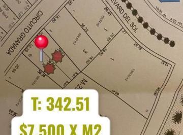 Terreno / Lote · 342m² · Terreno en Venta en Veracruz, Fracc Lomas del Sol, de 342.35 m² a Media Cuadra de La Casa Club