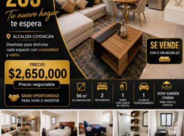 1 · Apartamento en Venta en Pedregal de Santa Úrsula, Cerca del Estadio Azteca, Ciudad de México