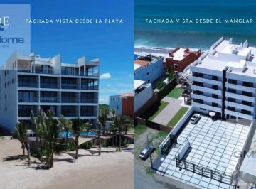 Departamento · 58m² · 2 Recámaras · Departamento Jade Beach Condo