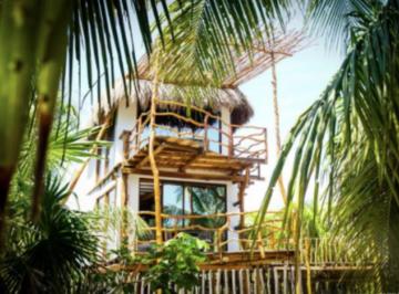 Edificio · 160m² · 4 Recámaras · 1 Estacionamiento · Eco Hotel Boutique con Vista Al Mar y La Ría en El Cuyo, Yucatán