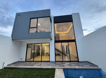 Casa · 167m² · 4 Recámaras · 2 Estacionamientos · Casa Nueva Al Norte de Cuernavaca, Ahuatepec