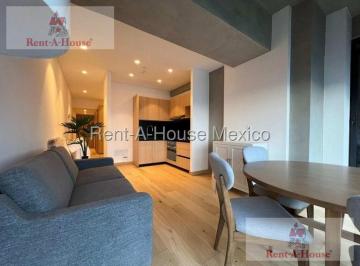 Departamento · 45m² · 1 Recámara · 1 Estacionamiento · Departamento Amueblado en Renta en Juarez, Cuauhtémoc Jl 26 - 1683.