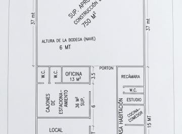Bodega comercial , Guadalajara · Bodega Comercial con Local y Oficinas - 970 m² Terreno - Zona Medrano / Sector Li