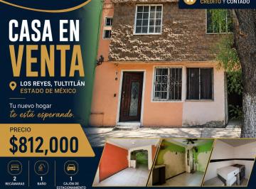 Casa de 2 habitaciones, Tultitlán · Casa en Venta en Los Reyes, Tultitlán | $812,000 | Acepta Crédito y Contado
