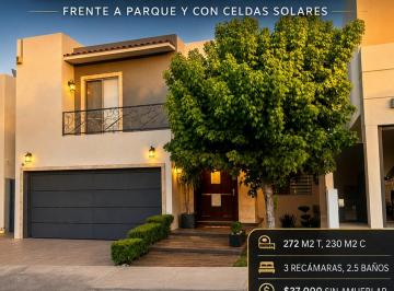 Casa Renta de 3 habitaciones · Casa en Renta en Zona Valles Frente a Parque con Celdas Solares