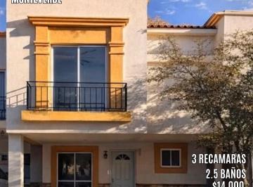 Casa de 3 habitaciones, Chihuahua · Casa Amueblada en Renta Zona Reliz