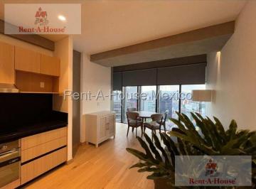 Departamento · 45m² · 1 Recámara · 1 Estacionamiento · Departamento Amueblado en Renta en Juarez, Cuauhtémoc Cr 26 - 1683.