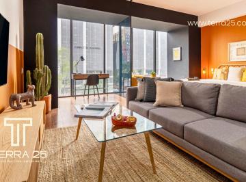Departamento de 1 habitación, Cuauhtémoc · Departamento Amueblado en Renta en Reforma