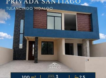 Casa · 140m² · 3 Recámaras · 2 Estacionamientos · Casa en Venta Modelo Afrodita, en Privada Santiago