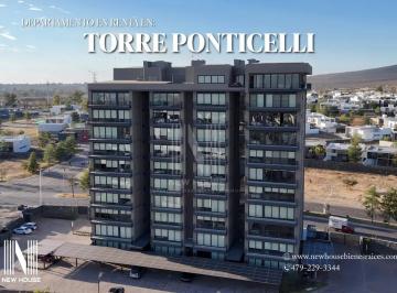 1 · Hermoso Loft Amueblado en Renta en Torre Ponticelli