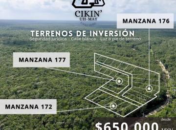Terreno / Lote , Tulum · Terrenos de Inversión en Venta en Tulum - Cikin Uh May