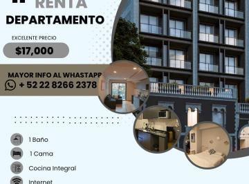 Departamento de 1 habitación, Cuauhtémoc · Departamento Loft Roma Norte