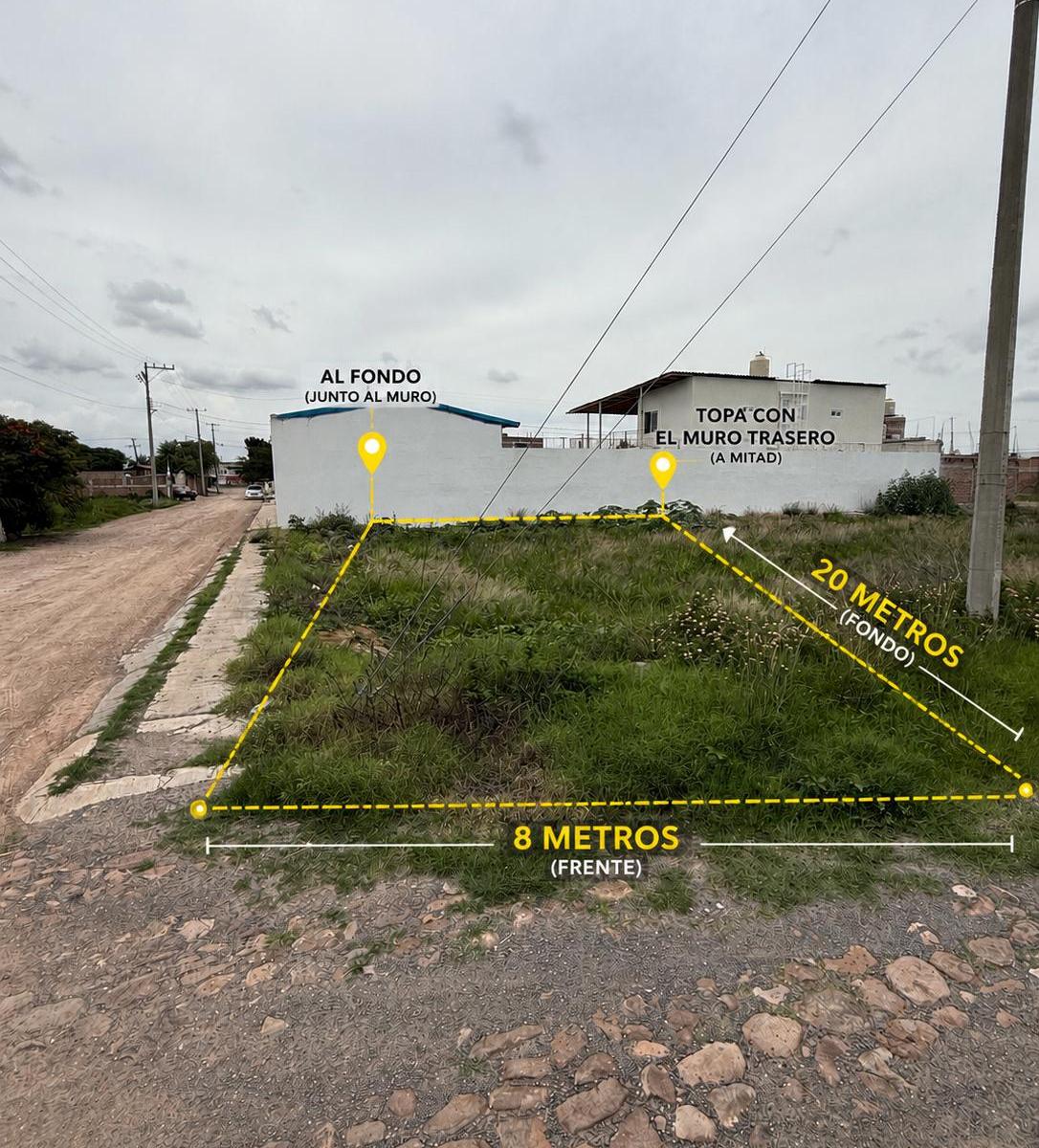 Terreno de 160 m&sup2; en Venta en Hacienda Franco, Juventino Rosas