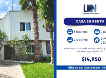 Casa de 3 habitaciones, León · Casa en Renta Rincon del Campestre (Atras de Foro 4) - Zona Norte