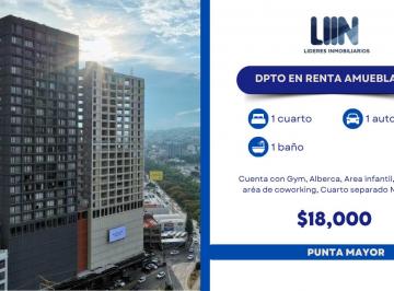 Departamento de 1 habitación, León · Departamento Amueblado en Renta Punta Mayor - Zona Norte Leon