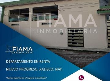 747c324293cd5a30fd057e61d2705c4bcdd2e98fd135e197f3008ae9280d2c7a · Departamento en Renta en Col. Nuevo Progreso, Xalisco, Nayarit. (I)