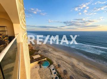 Departamento · 160m² · 3 Recámaras · 1 Estacionamiento · Departamento Amueblado en Venta, Frente Al Mar en Rosarito, B. C.