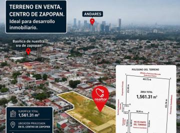 Terreno / Lote , Zapopan · Terreno en Venta en Zapopan, Jalisco (Centro de Zapopan)
