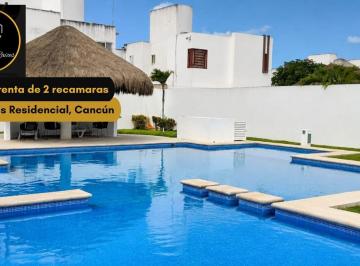 Casa · 2 Recámaras · Casa Amueblada en Renta en Real Oasis, Cancún
