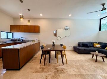 Departamento · 73m² · 2 Recámaras · 2 Estacionamientos · Venta Departamento de 2 Recamaras Amueblado en Planta Baja con Amenidades Cholul