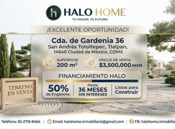 Terreno / Lote , Tlalpan · Terreno San Andrés Totoltepec 200 m²