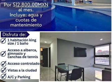 Departamento de 1 habitación, Guadalajara · Departamento de Lujo Equipado - Excelente Ubicación