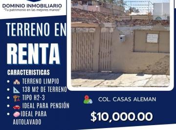 Terreno / Lote , Gustavo A. Madero · Dominio Inmobiliario Propone en Renta Terreno en Colonia Casa Aleman