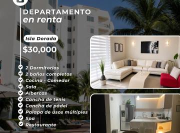 Departamento 1000m² Renta Cancún · Departamento en Renta en Isla Dorada