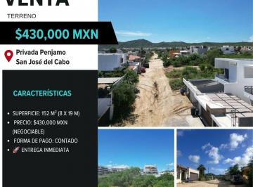 Terreno / Lote , Los Cabos · Se Vende Terreno en Privada Penjamo, San José del Cabo