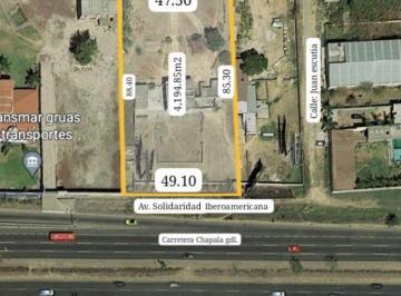 Terreno / Lote , El Salto · Terreno en Venta Sobre Carretera Aeropuerto - Gdl con Dos Frentes, Regular, Ideal Para Hotel