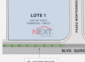 Foto principal · Terreno en Venta Sobre Blvd. Quiroga