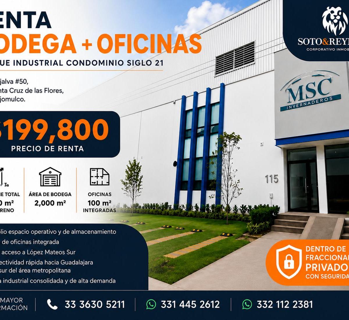 Industrial Warehouse/Building for Rent | Lopez Mateos