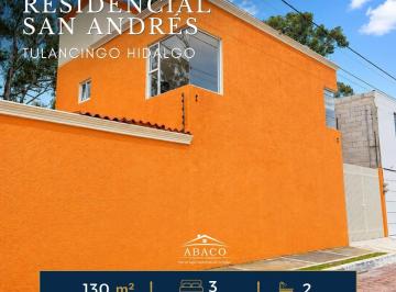 Casa · 120m² · 3 Recámaras · 1 Estacionamiento · Casa en Venta Residencial San Andres