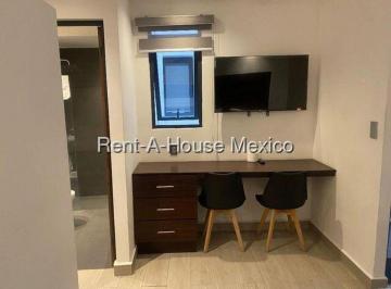 Departamento de 1 habitación, Coyoacán · Departamento Tipo Suite Amueblado en Renta en Coyoacan, campestre Churubusco Edlt 26 - 2134.