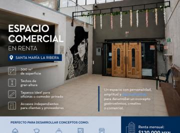Local comercial , Cuauhtémoc · Local Comercial de 300 m² en Renta en Sabino, Sta Maria La Ribera.