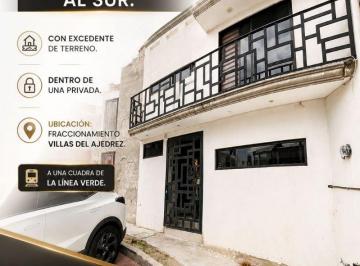 Casa de 3 habitaciones, Aguascalientes · Casa en Venta en Villas del Ajedrez / Excedente de Terreno / 2 Recamaras / 1 Baño / Remodelada.