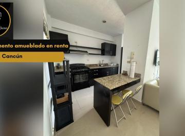 Departamento · 3 Recámaras · 2 Estacionamientos · Departamento en Renta en Cancún 3 Recámaras Amueblado con Elevador y Alberca